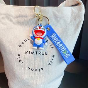 Kawaii 3D PVC dibujos animados japonés Anime llavero lindo mochila colgante <span class=keywords><strong>Doraemon</strong></span> llavero - Product Image 6