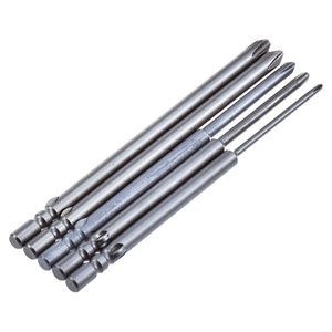 Embout de tournevis à tête cruciforme D4mm, longueur 100mm, PH0 PH1 PH2, embout magnétique en acier, personnalisable OEM - Product Image 1