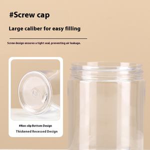 Vente en gros 50g-250g bocal en plastique et PET boîtes de conserve scellées pour la gelée de chocolat bonbons chewing-gum - Product Image 3