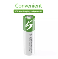 بطاريات ليثيوم أيون قابلة لإعادة الشحن عبر USB من SMARTOOOLS، 1.5 فولت، 2600 مللي واط/ساعة، قطعتان، للتحكم عن بعد والماوس والألعاب الكهربائية، كابل Type-C، 1200 دورة شحن
