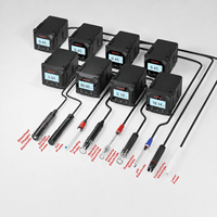 2,8-Zoll LCD Industrielles pH-ORP-Messgerät mit NTC10K Pt1000 Pt100 Sonde, Kompatibel für Galvanik-Badflüssigkeitsüberwachung