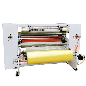 Lage Investering Apparatuur Voor Cellotape Snijden Bopp Transparante Tape Snijden Terugspoelen Machine Log Roll Slitter Rewinder