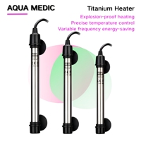 Chauffe-eau d'aquarium Aqua Medic Titanium à conversion de fréquence intelligente, thermostat anti-explosion pour aquarium de récif marin