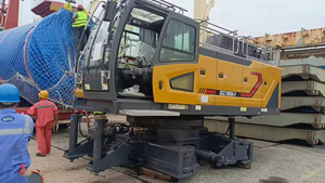 Bestselling Products Low Consumption 100 Ton Crawler <b>Crane</b> Scc1000 100t Scc1000a Hydraulic Mobile Truck for Sale - Product Image 3