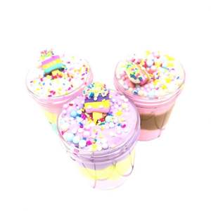 Hot Sale 60ml Eco-Friendly Plastic Clay Yellow Colorful <b>Magic</b> Changing Fluffy Slime Playdough Butter Foaming Rubber Cross-Border - Product Image 3