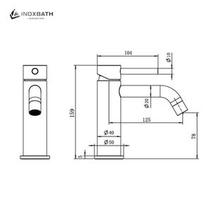 Robinetterie sanitaire montée sur le pont <span class=keywords><strong>col</strong></span> <span class=keywords><strong>de</strong></span> <span class=keywords><strong>cygne</strong></span> salle <span class=keywords><strong>de</strong></span> bains robinet d'eau en acier inoxydable 304 <span class=keywords><strong>mitigeur</strong></span> d'évier - Product Image 3
