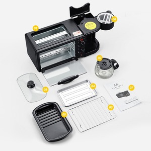 Trong Kho Đa Chức Năng Lò Vi Sóng Điện Cà Phê Nhà Sản Xuất Bánh Sandwich Nướng Bánh Mỳ 3 Trong <span class=keywords><strong>1</strong></span> Ăn Sáng <span class=keywords><strong>Maker</strong></span> - Product Image 2