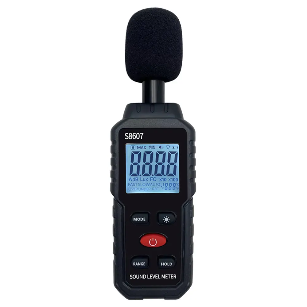 Noise Detector 30-130dB Mini Decibel Monitoring Device High Accuracy Sound Level Meter