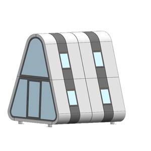Cápsula Espacial Triangular B&B, Casa de Camping Comercial de Doble Capa y Gran Espacio, Casa Prefabricada Dividida para Exportación de Comercio Exterior - Product Image 5