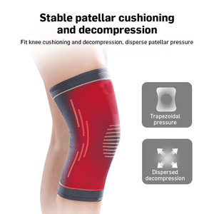 <span class=keywords><strong>Rodillera</strong></span> de Protección Elástica Tejida en 3D, Soporte Estabilizador para Senderismo, Ciclismo, Baloncesto, Entrenamiento - Product Image 3