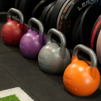 Kettlebell de compétition professionnelle pour la musculation en salle, l'entraînement fonctionnel et le conditionnement physique, équipement d'exercice commercial