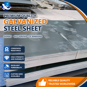 Chapa de Acero Galvanizado por Inmersión en Caliente DX52D DX51D Z80 G/sqm 0.60mm JIS G3302 para Fabricación de Puertas - Product Image 1