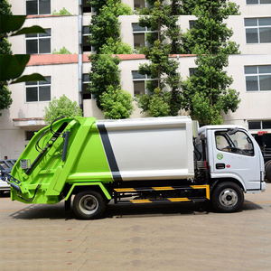 Camion compacteur de déchets DFAC blanc diesel manuel 4x2 Euro 3, véhicule de traitement des déchets par compression - Product Image 2