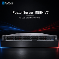 Serveur de stockage de virtualisation de centre de données d'entreprise FusionServer 1158H V7 1U double socket en rack, tout neuf