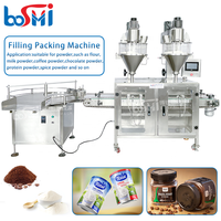 Machine de remplissage automatique pour poudres de nutrition sportive, lait en poudre, café en poudre, protéines en poudre, ligne de remplissage de bouteilles et de sachets