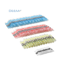 Deem Brass Connecteurs de raccordement thermorétractables étanches pour fils, manchons de soudure étamés avec colle 600V
