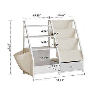 <span class=keywords><strong>Libreria</strong></span> <span class=keywords><strong>Montessori</strong></span> per Cameretta Bambini Scaffale in <span class=keywords><strong>Legno</strong></span> per Giocattoli e Libri - Product Image 6