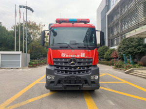 Mercedes-ben 12 tấn 6x4 xe cứu hỏa chạy bằng nhiên liệu diesel Xe Tải Điều Kiện Mới xe máy nén khí với hộp số tự động - Product Image 2