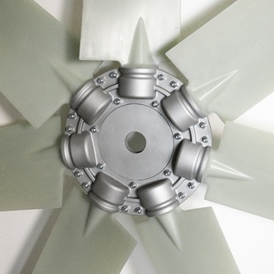 Faible <span class=keywords><strong>bruit</strong></span> le ventilateur de refroidissement 7 feuilles grand ventilateur turbine réglable pour générateur de chariot élévateur - Product Image 5