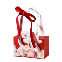 Boîte de papier cadeau bonbon faveurs de mariage personnalisées pour emballage, boîte cadeau de retour d'invité avec ruban, boîte en carton de demoiselle d'honneur
