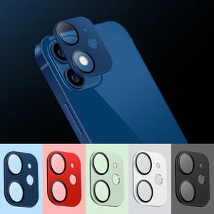 Embalaje de 1PC 3D aleación azul teléfono lente de <span class=keywords><strong>la</strong></span> cámara de película protectora para el iPhone 12 - Product Image 6