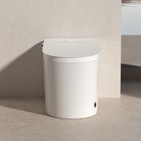Salle de bain en céramique montée au sol wc toilette intelligente hôtelde purification de l'air cuvette de toilette intelligente