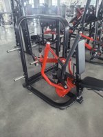 Machine à exercices Pec Deck Fly à charge par plaques, pour exercices de pectoraux et de délicates dorsales, avec angle de poignée réglable, pour salle de sport professionnelle, avec bras de sécurité et construction en acier