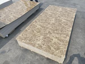 Decoration High Glossy Custom Marble Alternative UV Marble <b>Sheet</b> <b>PVC</b> Wall Panels - Product Image 4