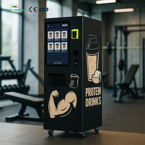 Máquina Expendedora de Bebidas Energéticas y Proteínas GJ711 para Gimnasios, Dispensador Automático de Batidos de Mezcla Rápida - Product Image 2