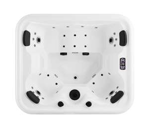 อ่างน้ำวนจากุซซี่แบบญี่ปุ่นทรงสี่เหลี่ยมผืนผ้าสำหรับนวดตัวบนระเบียงน้ำเกลือ - Product Image 5