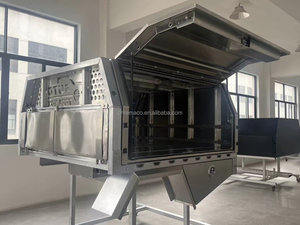 Caja de Carga Trasera de Aleación de Aluminio Resistente al Agua con Cierre, para Camionetas de Cabina Simple/Doble, con Bandeja y Toldo - Product Image 4