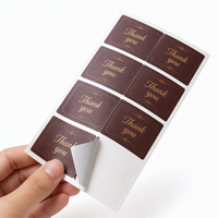 Autocollants imperméables et résistants à l'huile pour flacons cosmétiques, exquis et luxueux, durables, avec logo en feuille d'or