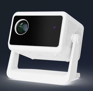 ขาตั้งโปรเจคเตอร์ขนาดเล็กขายดีจาก HTP Wholesale ความสว่าง 150 Ansi Lumens ระบบ HD Android สำหรับโฮมเธียเตอร์ LCD วิดีโอ C1 Formovie Android Projector - Product Image 1