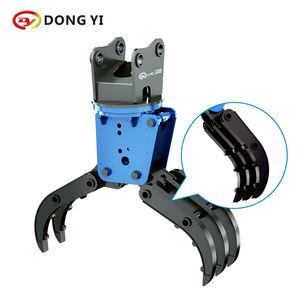 Équipement de recyclage environnemental monocylindre foresterie bois rotatif saisissant grattoir en acier grappin hydraulique rotatif - Product Image 1