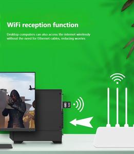 <span class=keywords><strong>Carte</strong></span> réseau sans fil 2-en-1 WiFi6 AX900 avec Bluetooth 5.4, récepteur et émetteur WiFi Bluetooth - Product Image 4