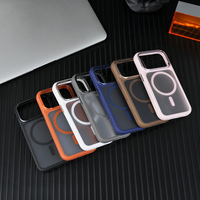 Casing ponsel magnetis Anti jatuh, casing ponsel kualitas tinggi dengan Logo kustom bingkai kamera logam untuk iPhone 17/17 Air/17 Pro/17 Pro Max