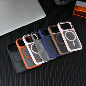 Coque de téléphone portable magnétique anti-chute de qualité haut de gamme pour iPhone 17/17 Air/17 Pro/17 Pro Max cadre de caméra en métal Logo personnalisé - Product Image 6