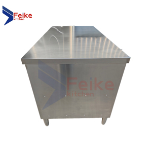 Mesa de Trabajo Bain Marie de Acero Inoxidable Plateado Modelo VCT de VICTORY KITCHEN con Cajones y Gabinete para Suministros de Hoteles y Restaurantes - Product Image 4