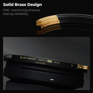 K&F <span class=keywords><strong>Concept</strong></span> Cadre en cuivre 67-82 mm, verre optique réglable ND2-32, film vert anti-reflet, résistant aux rayures, imperméable - Product Image 4
