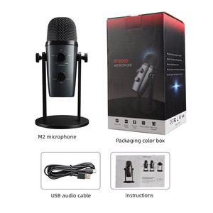 Micro Điện Dung USB Màu Xanh Dương-Thiết Bị Hát, Ghi Âm Và Phát Sóng Trực Tiếp, Bộ Điện Thoại Di Động Máy Tính Hoàn Chỉnh - Product Image 6