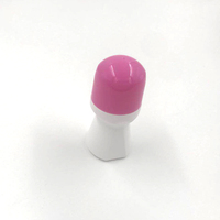 Ensemble de bouteilles rondes personnalisées, flacons d'huile essentielle, à enfiler, conteneurs à rouleau de déodorant colorés avec boule PP