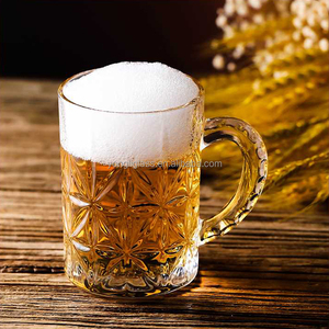 แก้วเบียร์แกะสลักขนาด6.5ออนซ์16ออนซ์แก้วเบียร์ทำด้วยมือ - Product Image 4