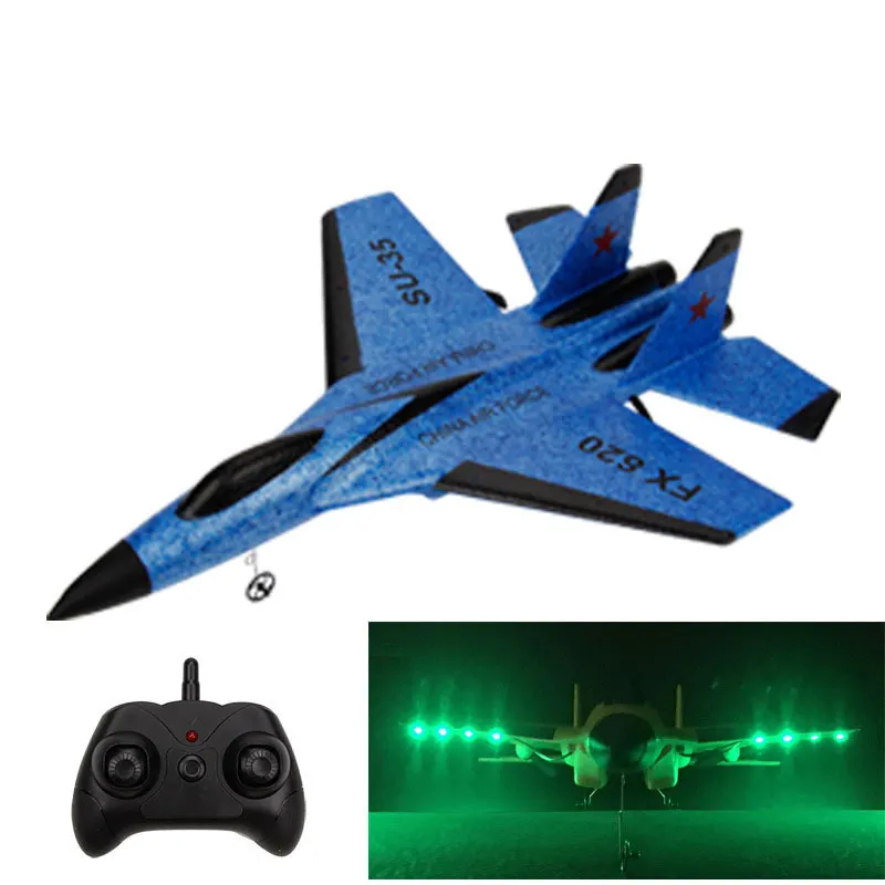 RC Airplane Fixed Wing FX-620 SU-35 2.4G Remote Controller EPP Micro Indoor Aircraft Airplane Model Toys