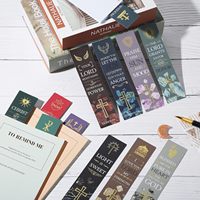 Signets de versets bibliques avec marqueur de livre d'inspiration prière religieuse signets de citation inspirante biblique