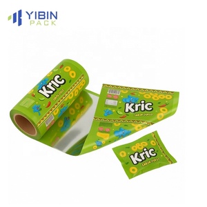 Emballage imprimé de qualité alimentaire Sacs à <span class=keywords><strong>chocolat</strong></span> au caramel Bonbons <span class=keywords><strong>Film</strong></span> laminé Finition mate <span class=keywords><strong>Film</strong></span> emballé à chaud en plastique - Product Image 1