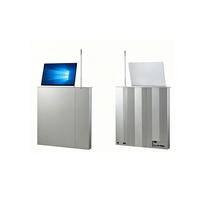 Support d'écran de levage motorisé avec microphone Système de conférence sans papier de 15.6 pi Fonction de vote pour système Windows de réunion audio