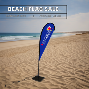 Bandera de playa de exposición al aire libre más vendida de alta calidad con servicio de primera calidad Promoción caliente de China Compras en línea - Product Image 6