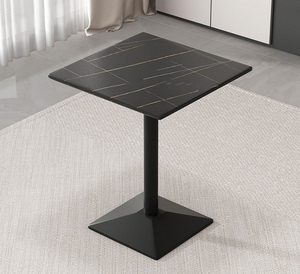 Mesa <span class=keywords><strong>de</strong></span> Restaurante Personalizada <span class=keywords><strong>de</strong></span> Comida Rápida, Mesa Redonda o Cuadrada <span class=keywords><strong>de</strong></span> Metal y Mármol, Mesa <span class=keywords><strong>de</strong></span> Restaurante <span class=keywords><strong>de</strong></span> Mármol Blanco Natural <span class=keywords><strong>de</strong></span> Carrara, Mesa <span class=keywords><strong>de</strong></span> Comedor <span class=keywords><strong>de</strong></span> Lujo - Product Image 6