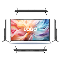 Televisor Inteligente Android LED 4K UHD de 50 Pulgadas con Pantalla Curva y Wi-Fi para Uso en Hoteles y Hogares