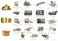 Machine à canettes de concombres marinés, ligne complète automatique pour emballer des légumes, ligne de Production, nouveau